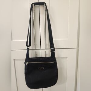 Tumi Black Nylon Crossbody Bag